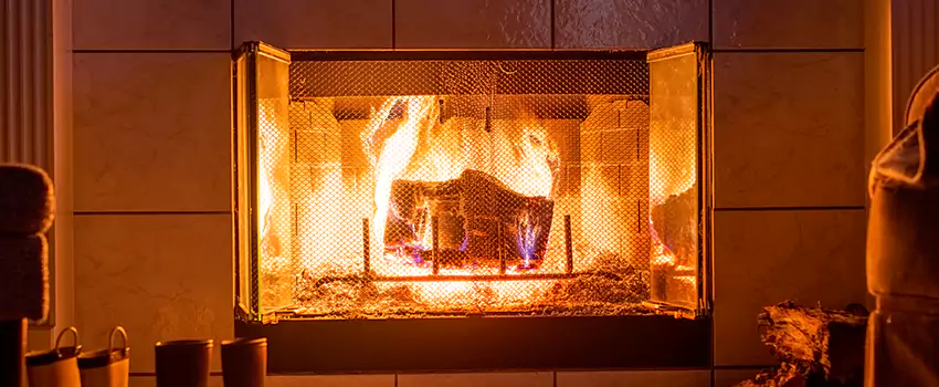 Mendota Hearth Landscape Fireplace Installation in Stephenville, Texas